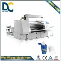 DC-16 poluautomatski tip valjanja Wet Wipe Machine Cost